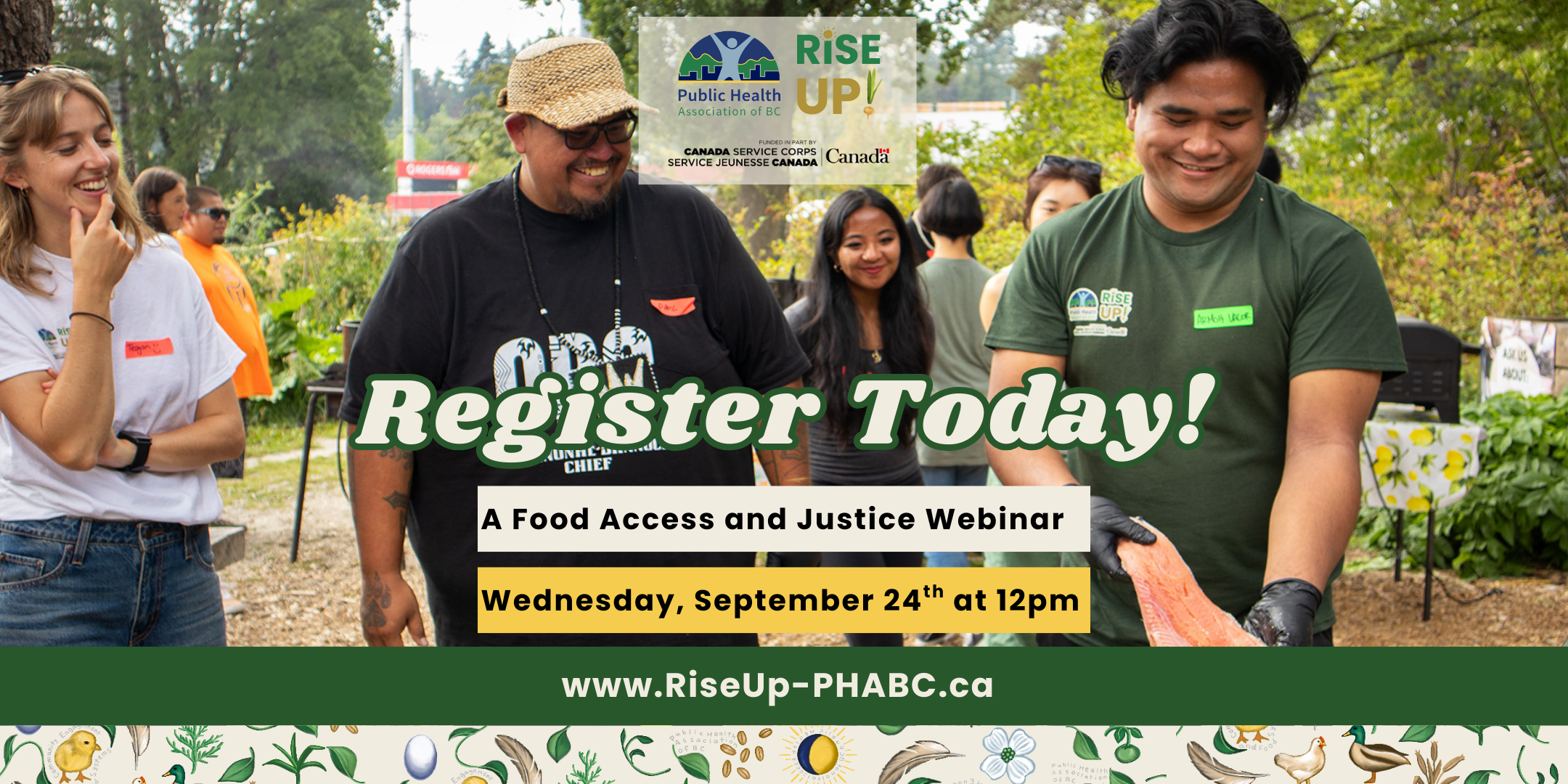 You are invited to: A Food Access and Justice Webinar
